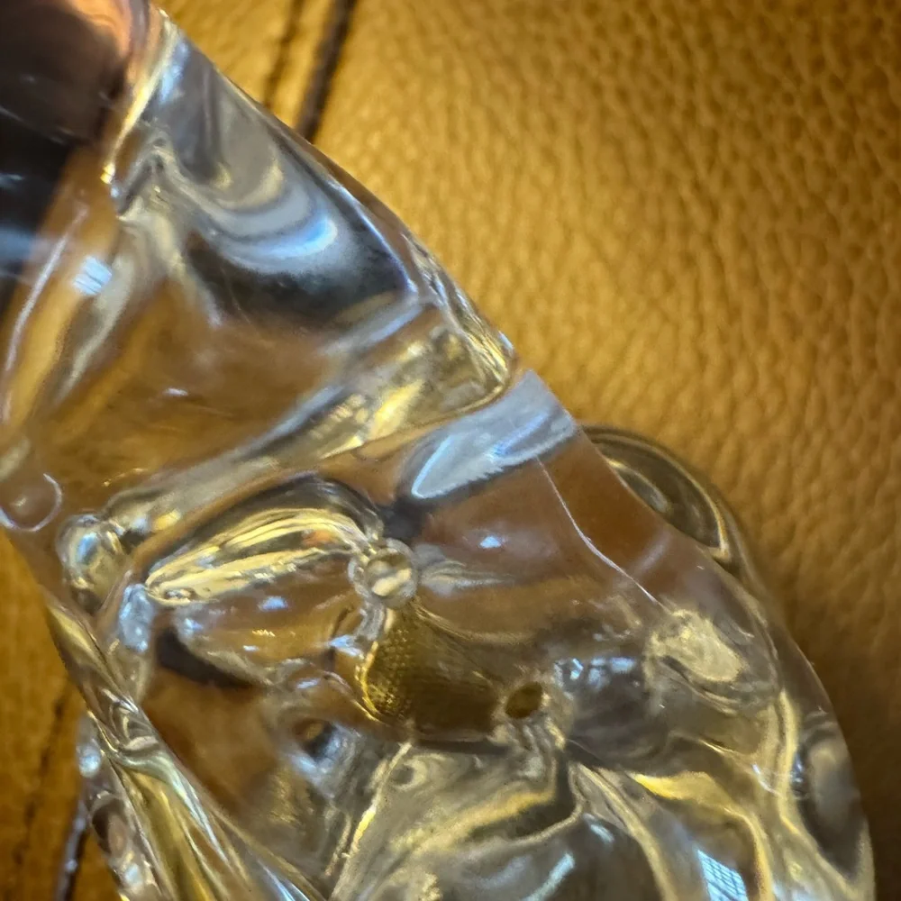 Vintage 1990s Lennox clear crystal cat salt and pepper shakers-made in Germany
